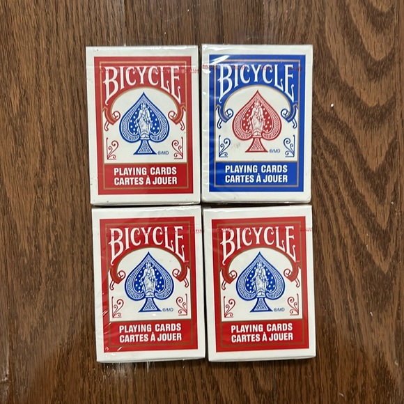 Bicycle original playing cards for pocker(4 decks) - Picture 1 of 3